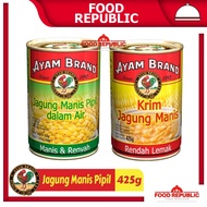 AYAM BRAND SWEET CORN CREAM 425 GR SALT / SWEET CORN CREAM