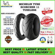 TAYAR MICHELIN SCORCHER 11 120/70 ZR 19, 140/75 R 15, 200/55 R 17 RADIAL TYRE