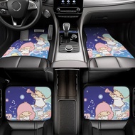 Sanrio Little Twin Stars Car floor mats Car universal high-end carpet floor mats Car floor mats 4-piece set
