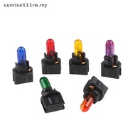SRMY 10PCS T5.5 Led Bulb W1.2WCar Interior Lights Dashboard Heating Indicator Wedge Auto Instrument 