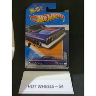 HOT WHEELS BLUE 62 CHEVY