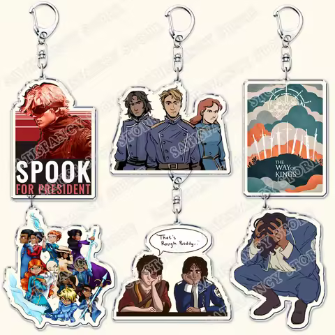 Stormlight Archive Keychains for Women Accessories Bag Bridge Four The Way of Kings Babygirl Kaladin
