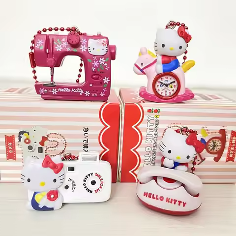 Sanrio Hello Kitty Kawaii Camera Alarm Clock Phone Sewing Machine 50th Anniversary Nostalgic Items B