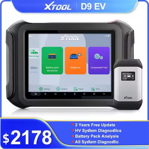 XTOOL D9 EV For Energy Vehicle For BYD For Tesla Automotive Diagnostic Scanner Car Scan Tool Battery