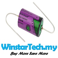 Tadiran 1/2AA LS14250 TL-5902 3.6v TLL-5902/P with Axial Leads 1.1ah PLC CNC Lithium Battery LS 1425