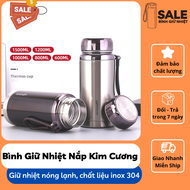 [HỎA TỐC 2H] Bình giữ nhiệt nóng lạnh L31 dung tích 1200ml chất liệu inox 304 kiểu nắp cạnh kim cươn