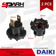 (2 PCS) H7 Headlight Bulb Socket Retainer Holder Adapters B28V510A3 for Mazda Honda Ford