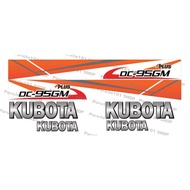 kubota Hooker Sticker DC-95GM Sticker95 Sticker95