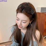 POMAT Sunglasses Headband, Comb Shaped Leopard Print Glasses Hair Band, Personalized Sunscreen Sunsh