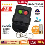 RakanKu Malaysia Autogate Door Remote Control Key Duplicator SMC5326 330Mhz 433Mhz DIP Switch Auto Gate Controller FREE Battery