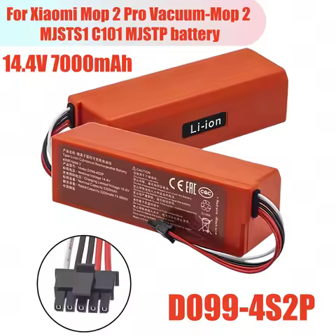 100% Original Battery for Xiaomi Mi Robot Vacuum-Mop 2 Pro MJSTS1 C101 MJSTP D099-4S2P 260S-INR-MH1-
