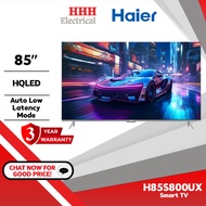 Haier 85" Television 4K HDR HQLED Google Smart TV H85S800UX with Auto Low Latency Mode Dolby Atmos