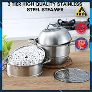 32cm Periuk Kukus  Set High Quality / Pengukus / Stainless Steel Pot / Steamer Pot