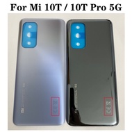 Original Gorilla Glass 5 Back glass Cover For Xiaomi Mi 10T Pro 5G Back Door Replacement Battery Case, Rear Housing Cover Mi10T