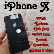 iPhone X 256GB WiFi Only Bekas