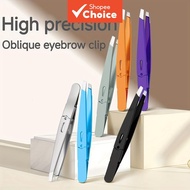 Slant Tip Tweezers Face Shaver Nose Hair Trimmer Razor Brow Pluck False Lash Eyelid Tape Makeup