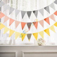 HBD Flag Banner Zigzag Triangle Flag Banner Zig - Zag Triangle Banner/