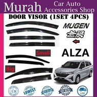 Perodua Alza 2008-2025 Door Visor /air press 1set 4 Door Mugen Model & Normal ( Big & Small )