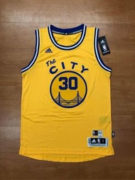 NBA Stephen Curry 勇士隊球衣 復古叮噹車 美版下標 【尺寸】：S 寬51長79 【新舊】：全新