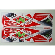 MERAH Red movistar r15 v2 motorcycle Striping