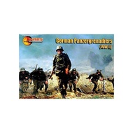 Mars Figures 72108-1/72 German Panzergrenadiers (WWII) Scale Plastic Model Kit