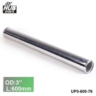 2pcs/unit 76mm 3"OD Out/Inlet Aluminum Straight Turbo/Intake/Intercooler Elbow Piping L:600 mm For T