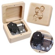 SOFTALK Coldplay-yellow Solid Wood Maple wood Theme Music Box Birthday, Christmas, Valentine's Day G