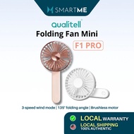 Qualitell F1 Pro Folding Mini Fan Portable Rechargeable