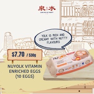Nuyolk Vitamin Enriched Eggs (10 Eggs - 530g)