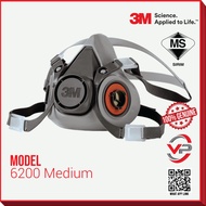 3M™ 6200 M 6100 6300 Half Face Mask SIRIM DOSH Use With 6051 6057 6054 6075 6059 6096 6035 2135 2138
