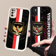 HK-59 Indonesia logo Shockproof Casing for Black and White Silicone Xiaomi Redmi Note poco 10 10T 10
