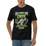 My Hands Are Dirty Mechanic Money Is Clean Fashion Custom Printing T-Shirt