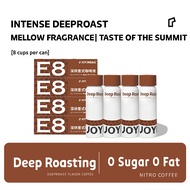 [ 4pcs ] JOYINBAG E8 Deep Roast Nitro Coffee [ Dark Roast Coffee ] 8 Espresso Shots Per Can