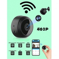 กล้องวงจรปิดจิ๋วความละเอียดสูง WiFi, กล้องรักษาความปลอดภัยในบ้าน WiFi 2.4G จับการเคลื่อนไหวกลางคืน ม