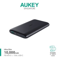 Aukey PB-XN10 USB C 10000mAh Powerbank 15W USB-C &amp; USB-A Portable Charger (18 Months Warranty)