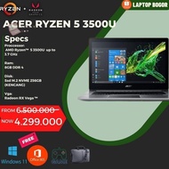 Laptop ACER SWIFT Ryzen 5 3500U SSD NVME 512GB GAMING EDITING LANCAR