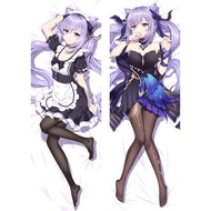 Genshin Impact Keqing Dakimakura Cover Otaku Hugging Character Body Pillow Case Fullbody Printed Pil
