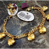 Rantai Tangan Saduran Emas 999 by Zhulian, BT5010