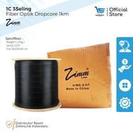 Ftth Dropwire Cable/DW/Dropcore Cable 1 Core 1000 Meters Fiber Optic Cable 1000m FTTH