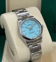全新 ROLEX 勞力士 蠔式恒動型 OYSTER PERPETUAL 31mm 蠔式鋼 Tiffany Blue錶面 277200-0007