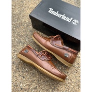 [READY STOCKS] TIMBERLAND LOAFER SLIP ON BROWN SHOES NEW EDITION CASUAL