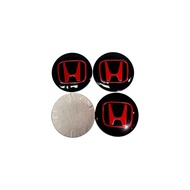 【Light Glow】 4 Pcs / Set Car Modified Wheel Rim Center Cap Sticker Auto Tire Hub Cap Emblem Badge Ac