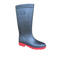 MERAH Hunter 666 high boots black/red work and project boots