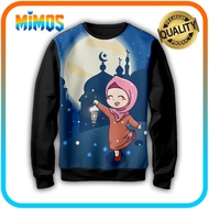 3D Ramadan Fasting Month Children's Sweater 10CD009 _SW For Ages 1-12 Years - Mimos