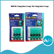 VENY VN-3 Gang Valve (3 way)/ VN-4 Gang Valve (4 way) Air Pump Fish & Aquatic