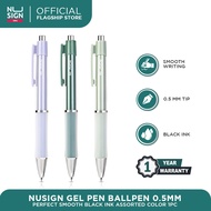 Deli Gel Pen Ballpen 0.5mm Perfect Smooth Black Ink  1pc NS645