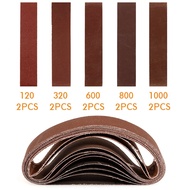 10 Chiếc Đai Mài Mòn P120 P320 P600 P800 P1000 Cho Máy Mài Đai Điện Mini