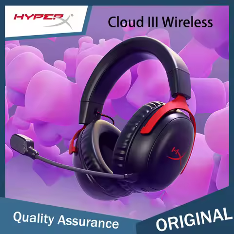 HYPERX Cloud III Wireless Cloud 3 Wireless Gaming Headset Over-Ear Noise-Canceling Microphone Multi-