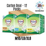 P.Love Plove Lampin Tape Dewasa Standard - M10 / L8+1 / XL8 (12 Pek)