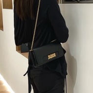 ✨Dior 迪奧｜黑色金扣油蠟皮Jadior斜背包｜99新